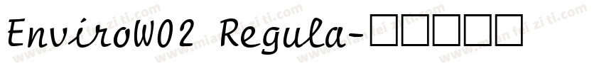 EnviroW02 Regula字体转换